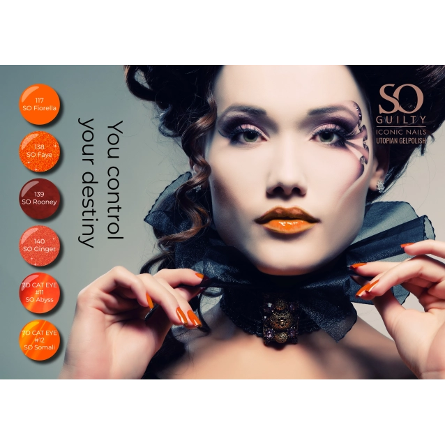 POMPOEN COLLECTIE 117 & 138-140 & CE11-12 UTOPIAN GELPOLISH 12ML