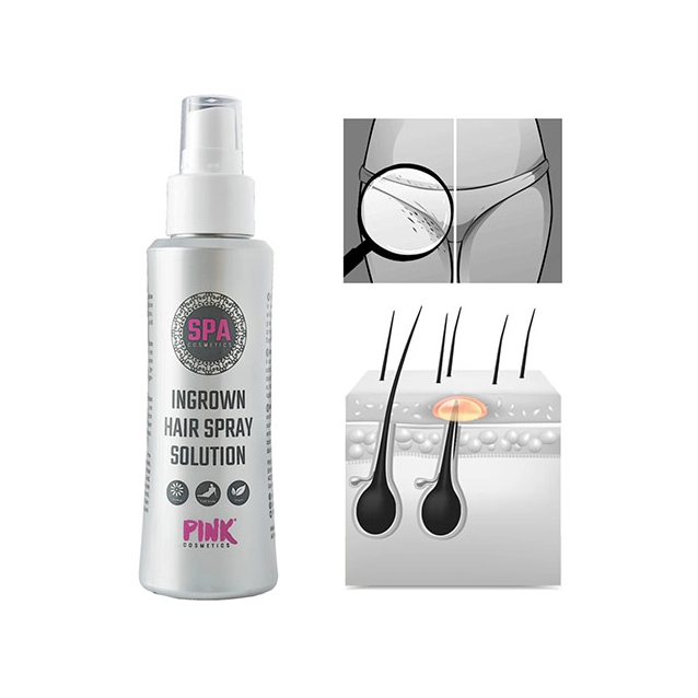 PINK® SPRAY TEGEN INGEGROEIDE HAARTJES PINK® SPRAY TEGEN INGEGROEIDE HAARTJES
