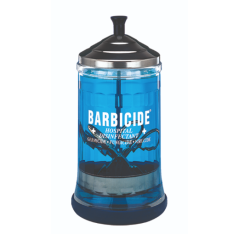 Vase de décontamination verre BARBICIDE FLACON LARGE 1L Vase de décontamination verre BARBICIDE FLACON LARGE 1L