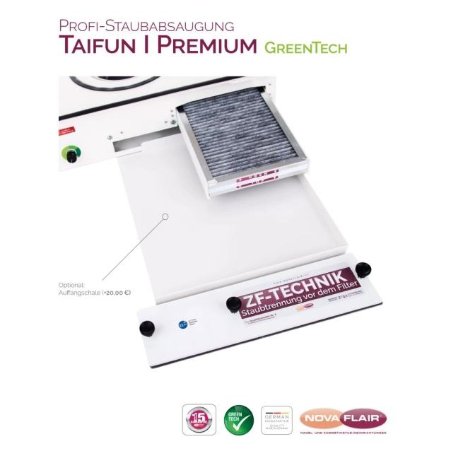 TAIFUN I PREMIUM bac de récupération des poussières clous	 TAIFUN I PREMIUM bac de récupération des poussières clous