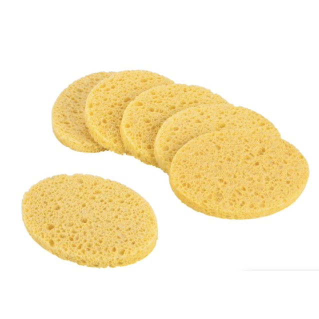 Cleansing sponges for the face