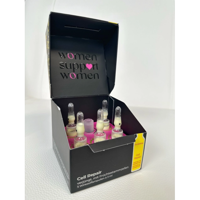 Limited edition ampoules Celebrate Women Cell Repair for face & décolleté